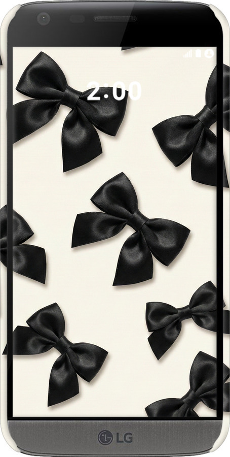 3D пластиковый матовый чехол Dark Coquette для LG G5 H860 - 6765m-348 изображение 