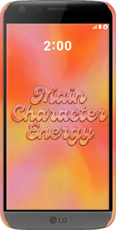 3D пластиковый матовый чехол Aura Gradient Main Character Energy Aesthetic Y2K для LG G5 H860 - 6783m-348 изображение 