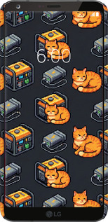 3D пластиковый матовый чехол Autonomous Zone для LG G6 - 6771m-836 изображение 