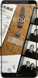 3D пластиковый матовый чехол Aesthetic Scrapbook Collage для LG G6 - 6773m-836 изображение 