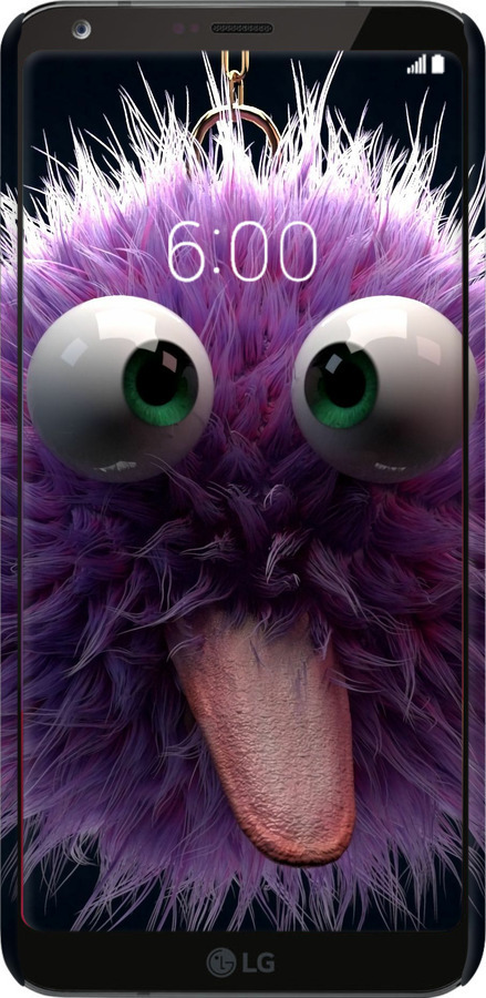3D пластиковый матовый чехол Пушистик для LG G6 - 6017m-836 изображение 