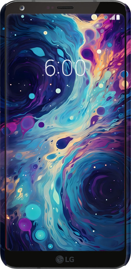 3D пластиковый матовый чехол Арт акварель для LG G6 - 6329m-836 изображение 