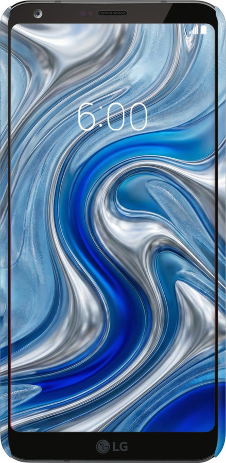 3D пластиковий матовий чехол Liquid Chrome для LG G6 - 6781m-836 изображение 