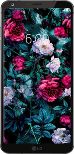 Силиконовый чехол Сад и розы для LG G6 - 6483u-836 изображение 