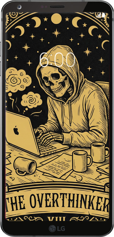 Силиконовый чехол The Overthinker для LG G6 - 6774u-836 изображение 