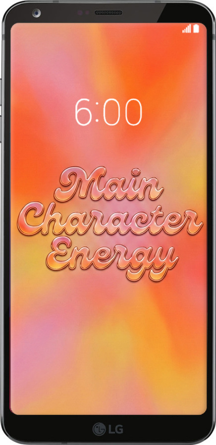 Силіконовий чехол Aura Gradient Main Character Energy Aesthetic Y2K для LG G6 - 6783u-836 изображение 