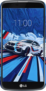 3D пластиковий матовий чехол БМВ для LG K10 / K410 - 6292m-349 изображение 