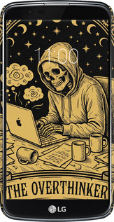 3D пластиковый матовый чехол The Overthinker для LG K10 / K410 - 6774m-349 изображение 