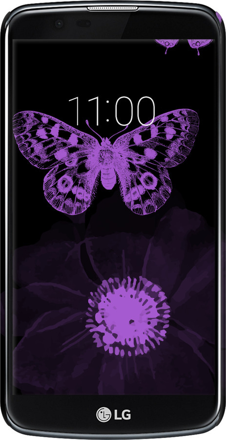 3D пластиковый матовый чехол Нежность для LG K10 / K410 - 5906m-349 изображение 