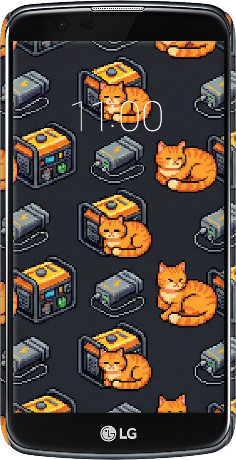 3D пластиковый матовый чехол Autonomous Zone для LG K10 / K410 - 6771m-349 изображение 