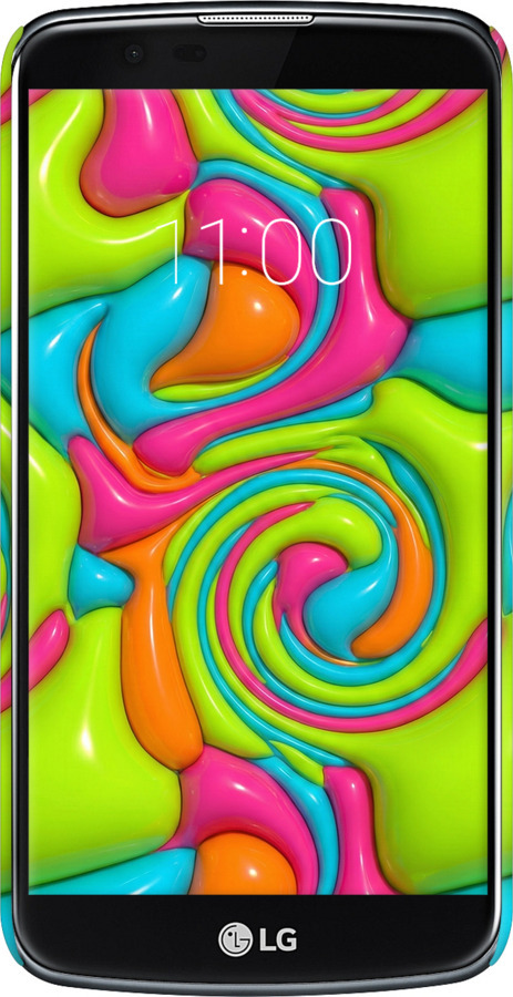 3D пластиковий матовий чехол Y2K Jelly Dream для LG K10 / K410 - 6780m-349 изображение 