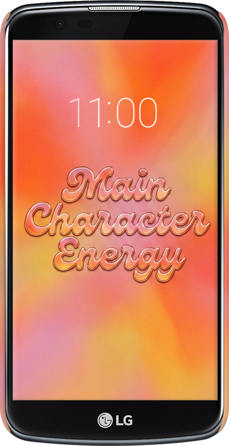 3D пластиковий матовий чехол Aura Gradient Main Character Energy Aesthetic Y2K для LG K10 / K410 - 6783m-349 изображение 