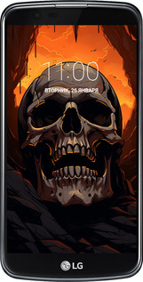 Силіконовий чехол Черв пещері для LG K10 / K410 - 5959u-349 изображение 