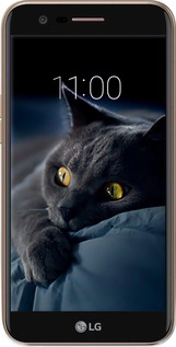Силиконовый чехол Дымчатый кот для LG K10 2018 - 825u-1382 изображение 