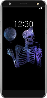 Силиконовый чехол Скелетное искусство для LG K40 - 6536u-1681 изображение 