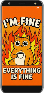 Силіконовий чехол Funny Cat для LG K40 - 6786u-1681 изображение 