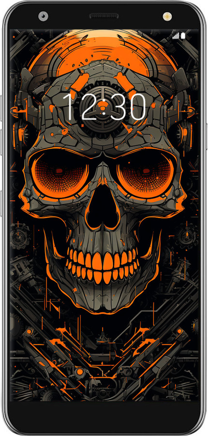 Силиконовый чехол Череп для LG K40 - 5952u-1681 изображение 