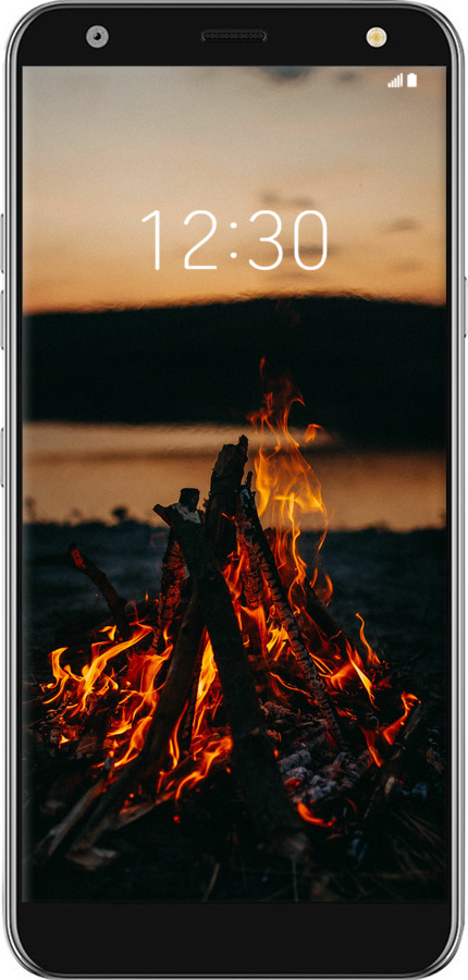 Силіконовий чехол Вогонь для LG K40 - 6021u-1681 изображение 