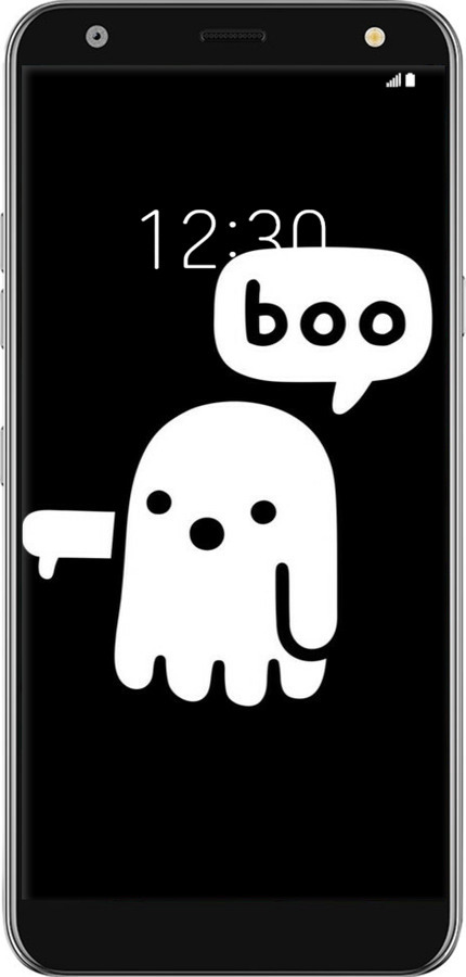 Силіконовий чехол Привид Несхвалення для LG K40 - 6431u-1681 изображение 