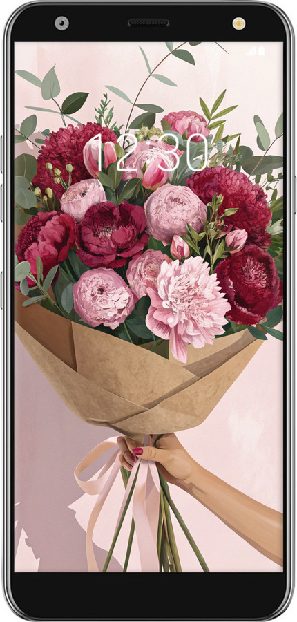 Силіконовий чехол Півонії 1 для LG K40 - 6705u-1681 изображение 
