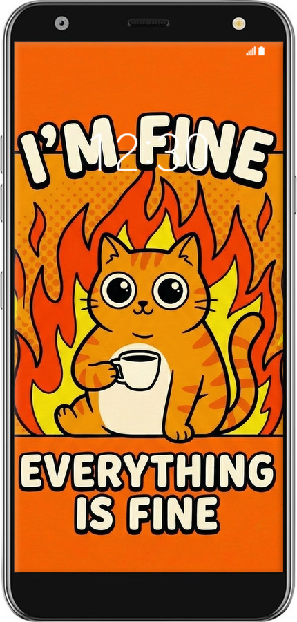 Силіконовий чехол Funny Cat для LG K40 - 6786u-1681 изображение 