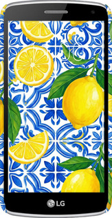 3D пластиковый матовый чехол Grocery Girl Italian Summer для LG K5 X220 - 6766m-457 изображение 