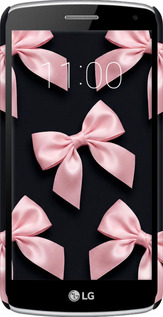 3D пластиковий глянцевий чехол Coquette Ribbons Dark Coquette для LG K5 X220 - 6767c-457 изображение 