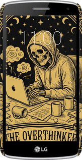 3D пластиковий глянцевий чехол The Overthinker для LG K5 X220 - 6774c-457 изображение 