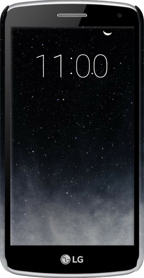 3D пластиковый матовый чехол Сині хмари, Синій місяць для LG K5 X220 - 6396m-457 изображение 