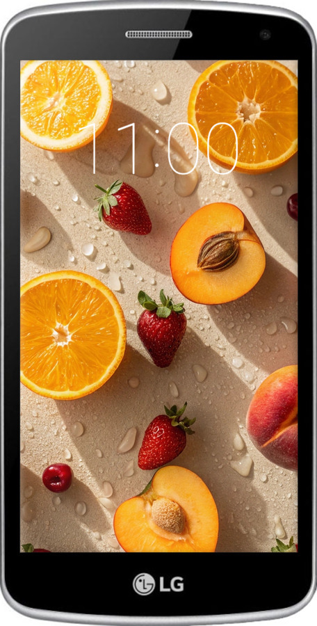 Силіконовий чехол Фрукти 3 для LG K5 X220 - 6703u-457 изображение 