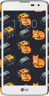 3D пластиковий матовий чехол Autonomous Zone для LG K8 K350E - 6771m-297 изображение 