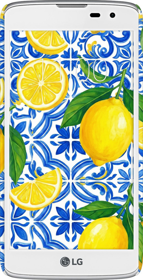 3D пластиковий глянцевий чехол Grocery Girl Italian Summer для LG K8 K350E - 6766c-297 изображение 