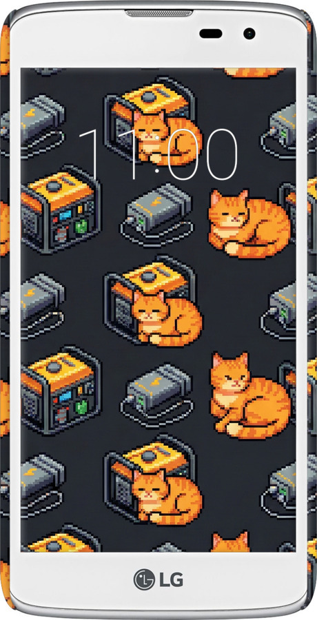 3D пластиковий матовий чехол Autonomous Zone для LG K8 K350E - 6771m-297 изображение 