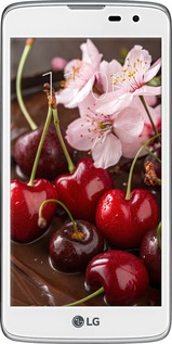 Силіконовий чехол Вишня у шоколаді для LG K8 K350E - 6698u-297 изображение 