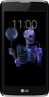 3D пластиковый матовый чехол Скелетное искусство для LG K7 - 6536m-451 изображение 
