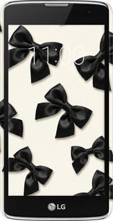 3D пластиковий матовий чехол Dark Coquette для LG K7 - 6765m-451 изображение 