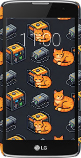 3D пластиковый матовый чехол Autonomous Zone для LG K7 - 6771m-451 изображение 