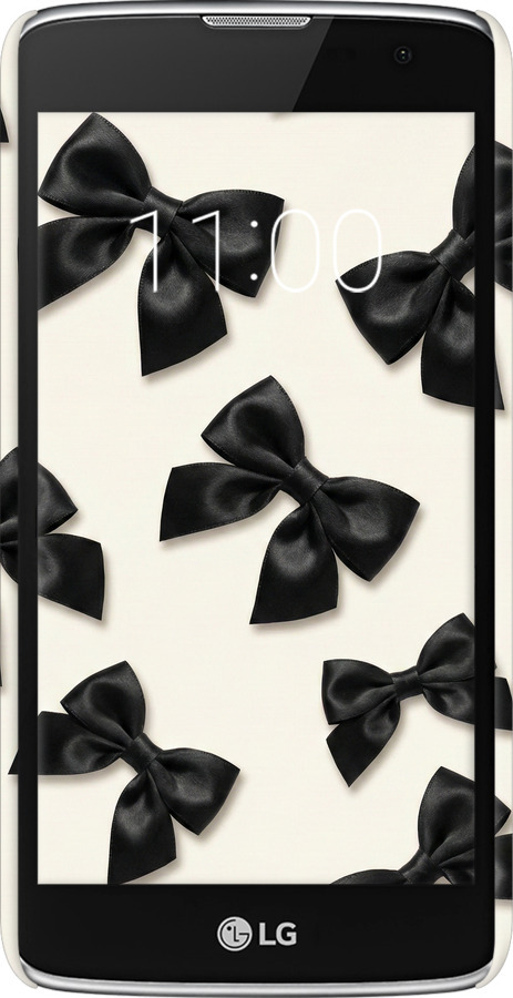 3D пластиковий матовий чехол Dark Coquette для LG K7 - 6765m-451 изображение 