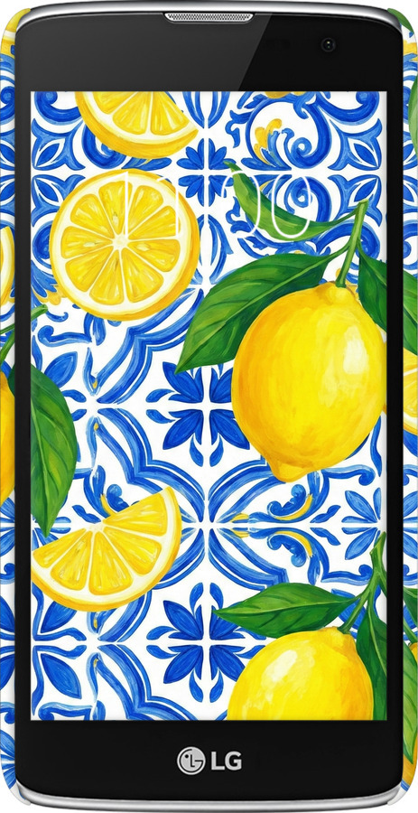 3D пластиковий матовий чехол Grocery Girl Italian Summer для LG K7 - 6766m-451 изображение 