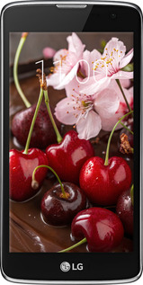 Силиконовый чехол Вишня в шоколаде для LG K7 - 6698u-451 изображение 