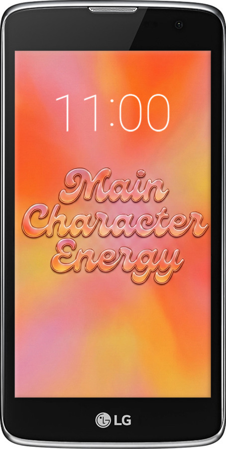 Силиконовый чехол Aura Gradient Main Character Energy Aesthetic Y2K для LG K7 - 6783u-451 изображение 