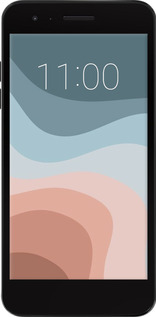 Силиконовый чехол С синими и розовыми волнами в стиле ретро для LG K8 2018 - 6532u-1384 изображение 