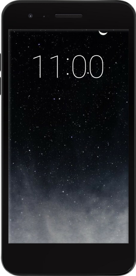 Силиконовый чехол Сині хмари, Синій місяць для LG K8 2018 - 6396u-1384 изображение 