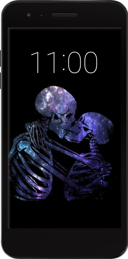Силиконовый чехол С изображением скелета для LG K8 2018 - 6537u-1384 изображение 