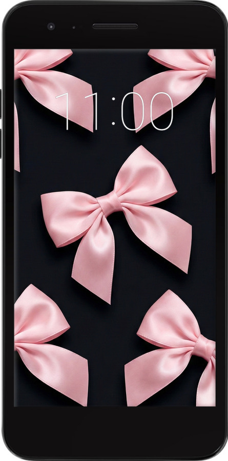 Силиконовый чехол Coquette Ribbons Dark Coquette для LG K8 2018 - 6767u-1384 изображение 