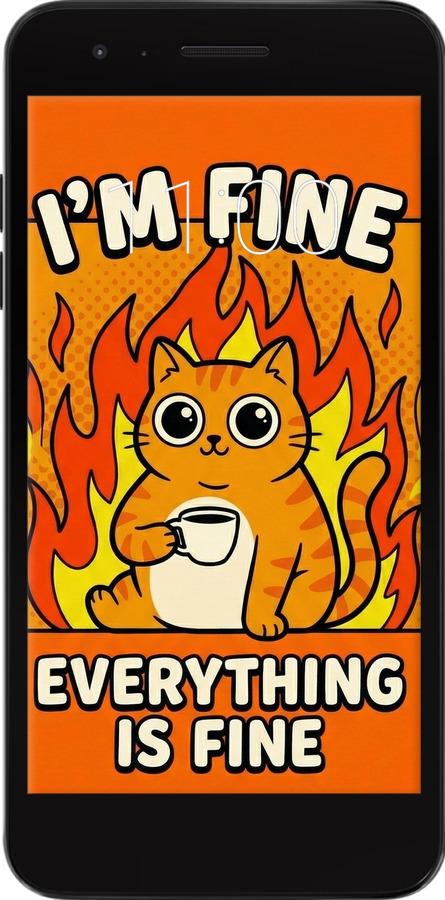 Силіконовий чехол Funny Cat для LG K8 2018 - 6786u-1384 изображение 