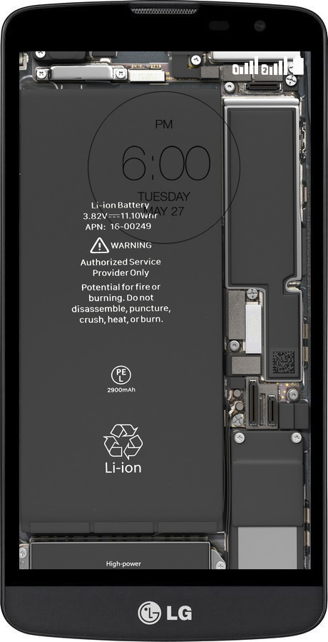 Силиконовый чехол Детали смартфона для LG L Bello D335 - 5487u-303 изображение 