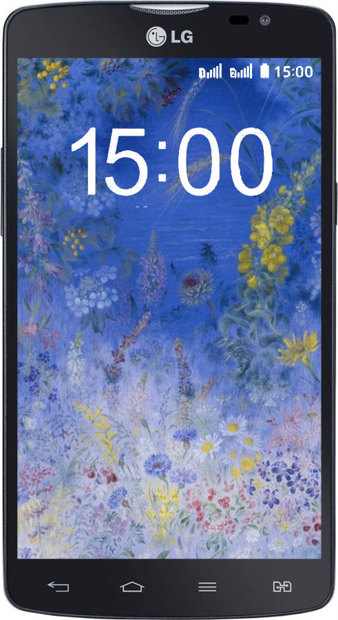 Силиконовый чехол Билокур для LG L80 Dual D380 - 5908u-332 изображение 