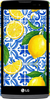 3D пластиковий матовий чехол Grocery Girl Italian Summer для LG Leon H324 - 6766m-403 изображение 