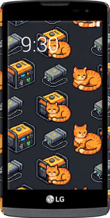 3D пластиковый матовый чехол Autonomous Zone для LG Leon H324 - 6771m-403 изображение 